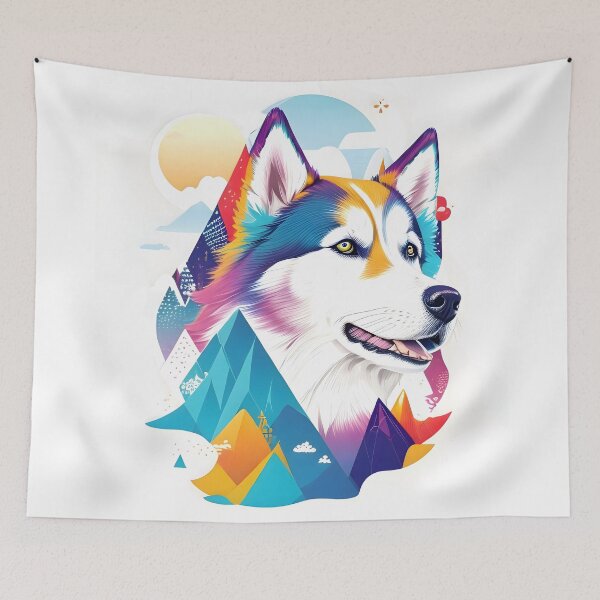 Item preview, Dog  vectorart tshirt design printready graffitistyle designed and sold by rodoxyes.
