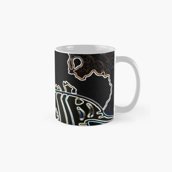 Blue Water Fish Dark Night Classic Mug