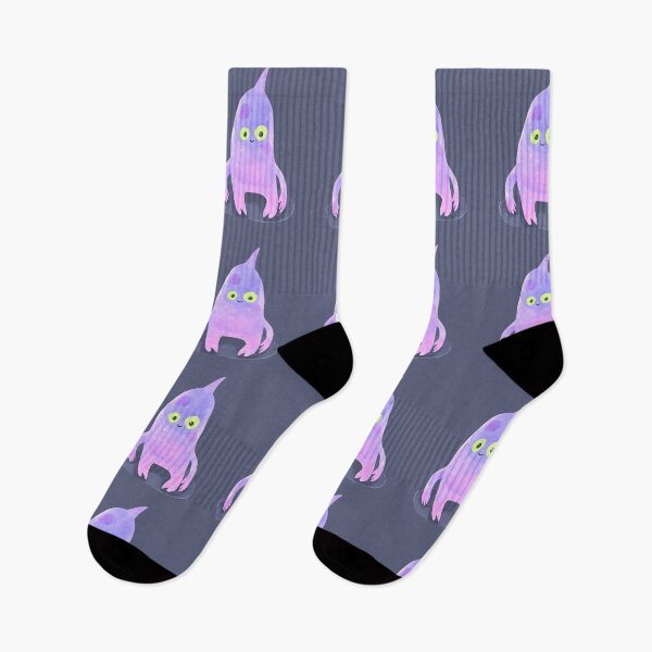 Item preview, Cute Watercolor Space Monster designed and sold by FarmOfCuties.