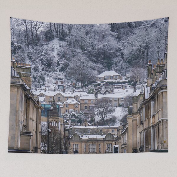 Item preview, Snow Scenery of the cotswold city Bath designed and sold by Rowena Ko.