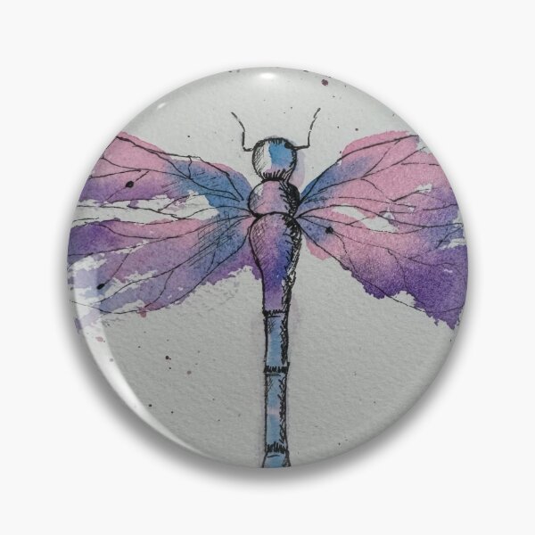 Artikelvorschau, Lose Libelle in Aquarell entworfen und verkauft von lilacshoes_art.