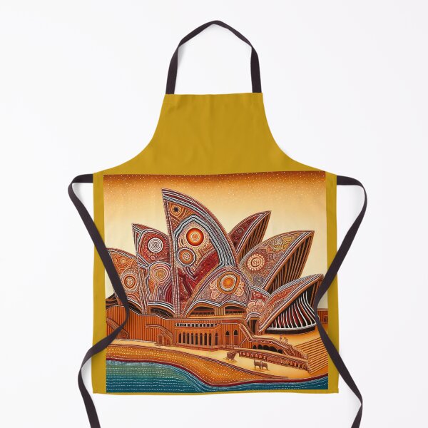 Item preview, Sydney Opera House in the style of traditional Aboriginal art designed and sold by centaurius21.