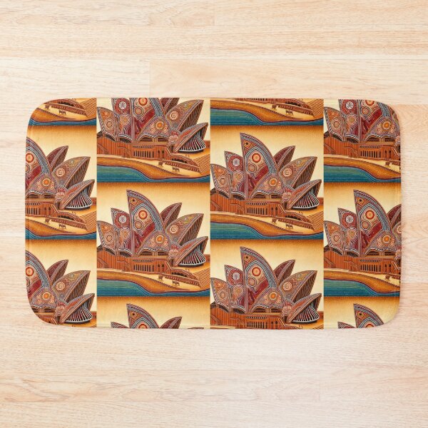 Item preview, Sydney Opera House in the style of traditional Aboriginal art designed and sold by centaurius21.