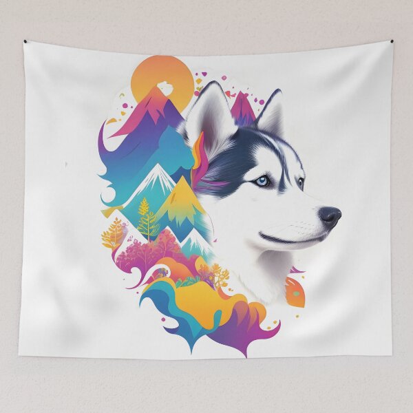 Item preview, Dog  vectorart tshirt design printready graffitistyle designed and sold by rodoxyes.