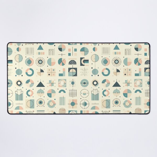 Artikelvorschau, Geometrische Anordnung im Mid-Century-Modern-Stil – Retro-Chic-Musterdesign entworfen und verkauft von FarBeyound.