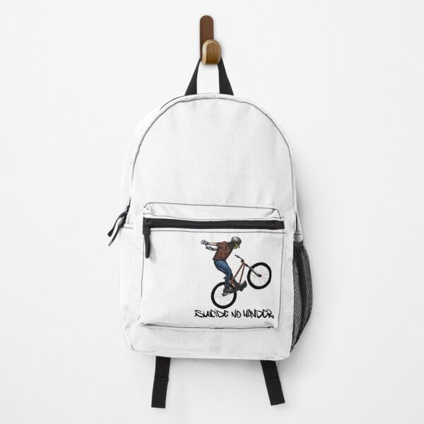 Item preview, SUICIDE NO HANDER mtb street hardtail dirtjump bike trick cycling slopestyle mountain bike rider illustration nice artwork designed and sold by Vidy.yf.