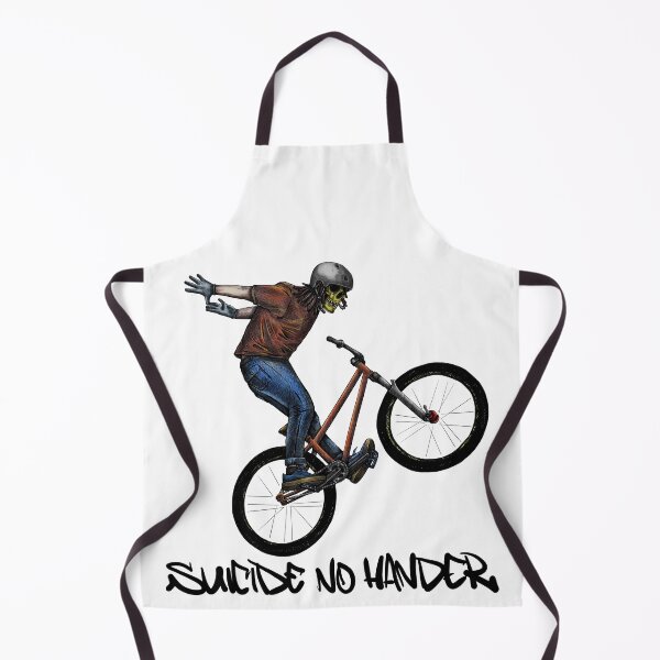 Item preview, SUICIDE NO HANDER mtb street hardtail dirtjump bike trick cycling slopestyle mountain bike rider illustration nice artwork designed and sold by Vidy.yf.