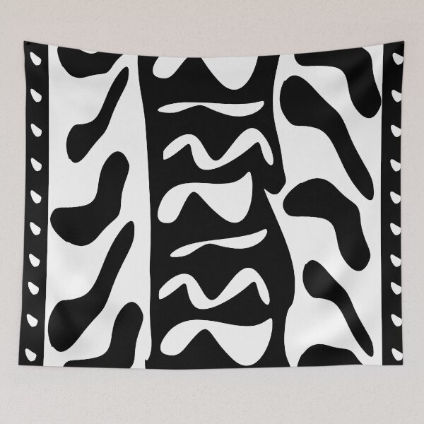 Item preview, African bogolan cloth artwork designed and sold by Wolagno.