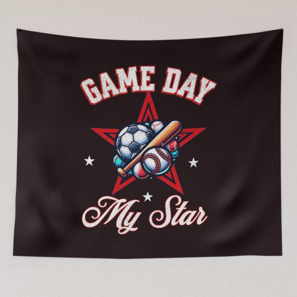 Item preview, Game Day My Star for Baseball Soccer Moms Mothers Day designed and sold by Diane Gotti.