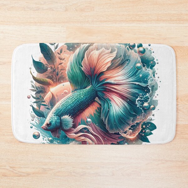 Item preview, Fighting fish, Betta splendens, colorful fish designed and sold by FinFriends.