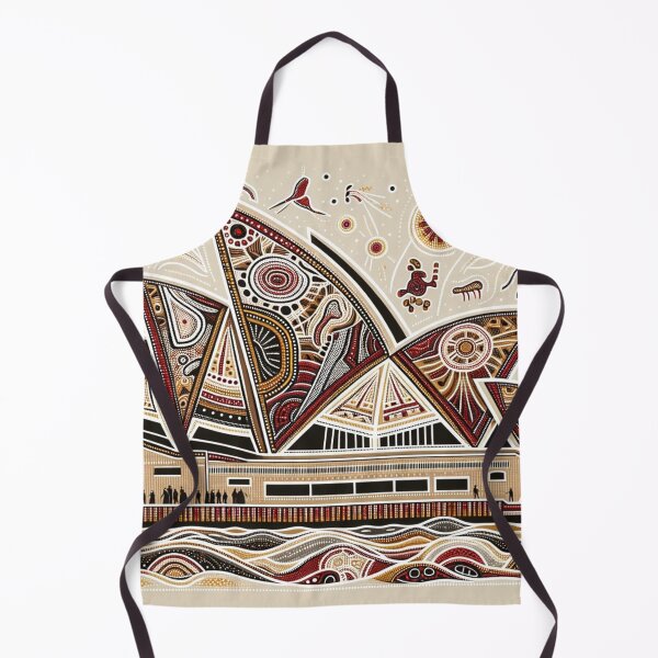 Item preview, Sydney Opera House in the style of traditional Aboriginal art designed and sold by centaurius21.