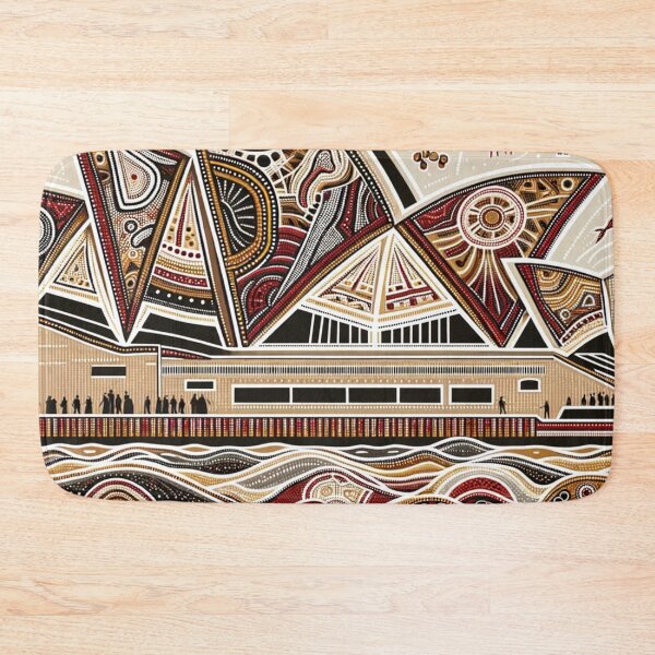 Item preview, Sydney Opera House in the style of traditional Aboriginal art designed and sold by centaurius21.