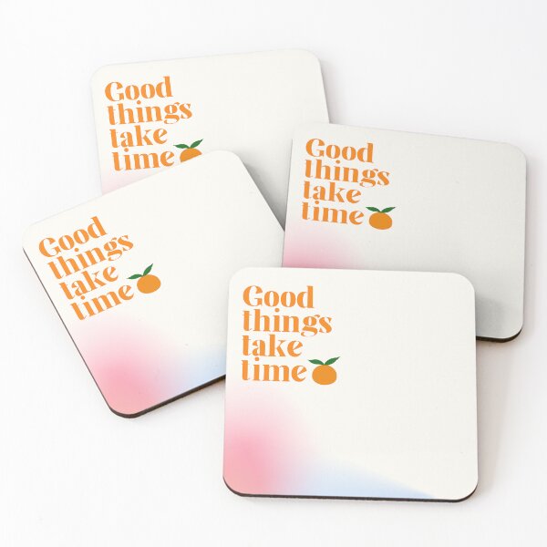 Item preview, Good Things takes time minimalist designed and sold by KookiePalette.