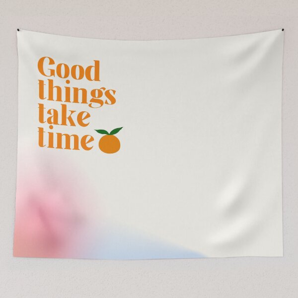 Item preview, Good Things takes time minimalist designed and sold by KookiePalette.