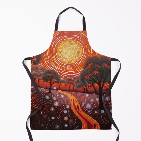 Item preview, Aboriginal Inspired Dot Art - Road Of Souls designed and sold by GrinGalore.
