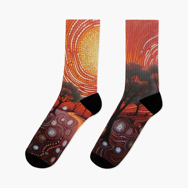 Item preview, Aboriginal Inspired Dot Art - Road Of Souls designed and sold by GrinGalore.