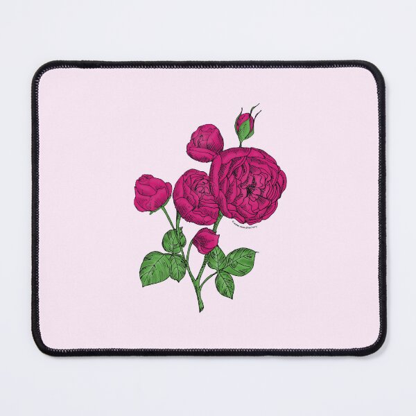 Item preview, Deep Pink Pompon Rose Bloom Full 26-40 Petals In 3+ Rows designed and sold by Rachael Taylor.