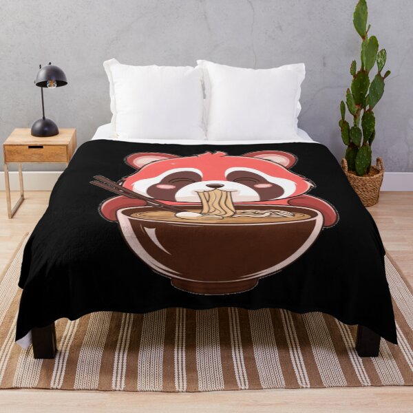 Aperçu de l'œuvre Panda roux ramen créée et vendue par WildernessTints.
