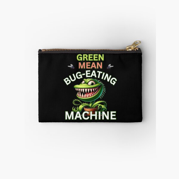 Item preview, Green Mean Bug-Eating Machine Funny Venus Flytrap Cartoon designed and sold by André Botes.