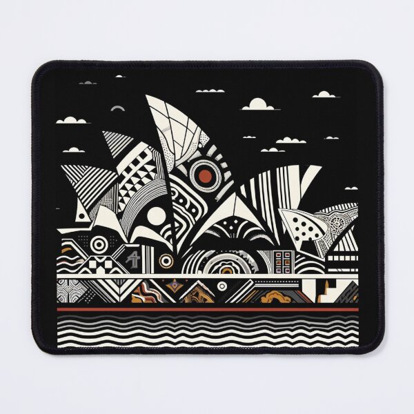 Item preview, Sydney Opera House in the style of traditional Aboriginal art designed and sold by centaurius21.