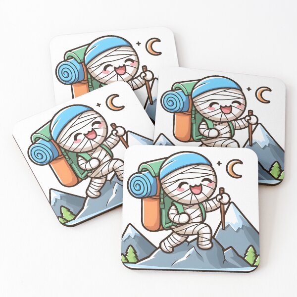 Item preview, Kawaii Happy Mummy: A Hiking Backpack designed and sold by CanvasCutie.