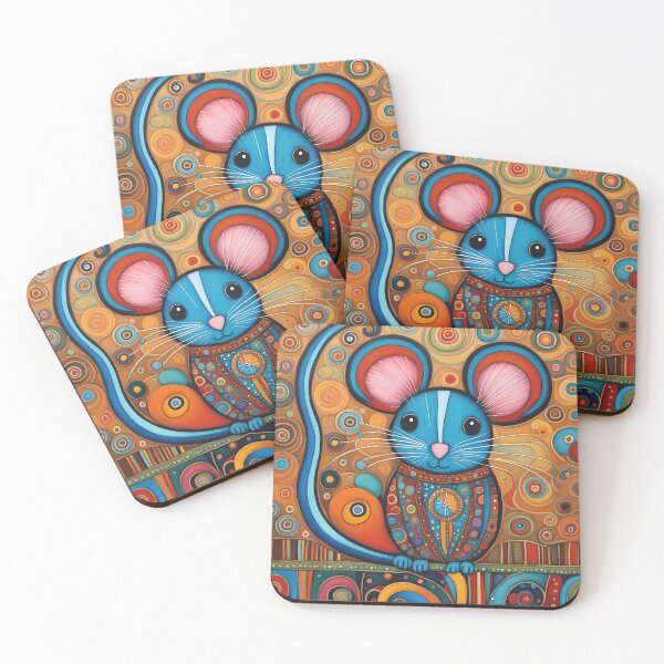 Item preview, Folk Art mouse designed and sold by Colin Bentham.