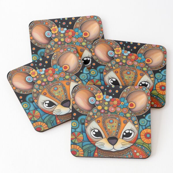 Item preview, Folk Art mouse designed and sold by Colin Bentham.