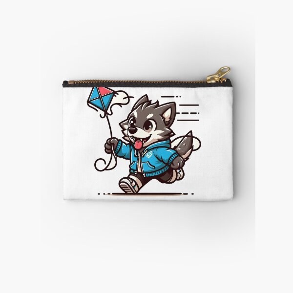 Item preview, Kawaii Energetic Werewolf With Wearing A Windbreaker Jacket designed and sold by CanvasCutie.