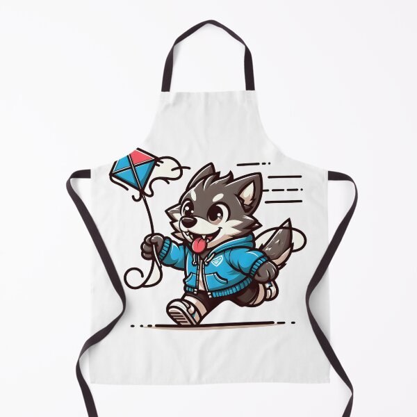 Item preview, Kawaii Energetic Werewolf With Wearing A Windbreaker Jacket designed and sold by CanvasCutie.