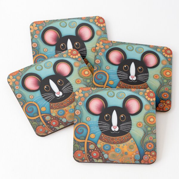 Item preview, Folk Art mouse designed and sold by Colin Bentham.