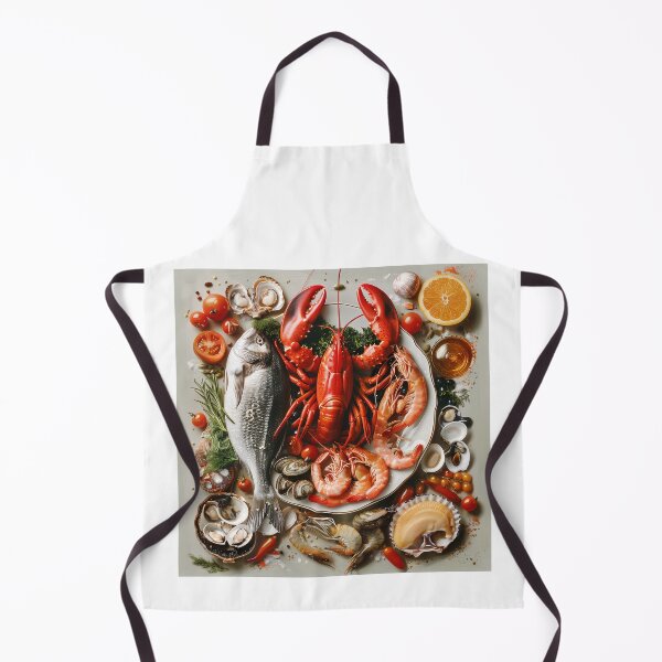 Item preview, Bountiful Seafood Feast Illustration designed and sold by palmyst.