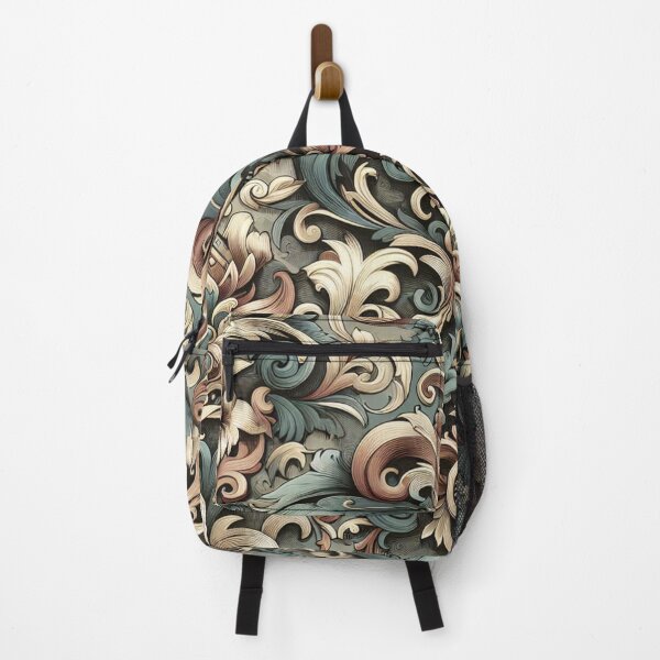 Item preview, Matte Teal & Cream Baroque & Damask designed and sold by DesignsByPrnces.