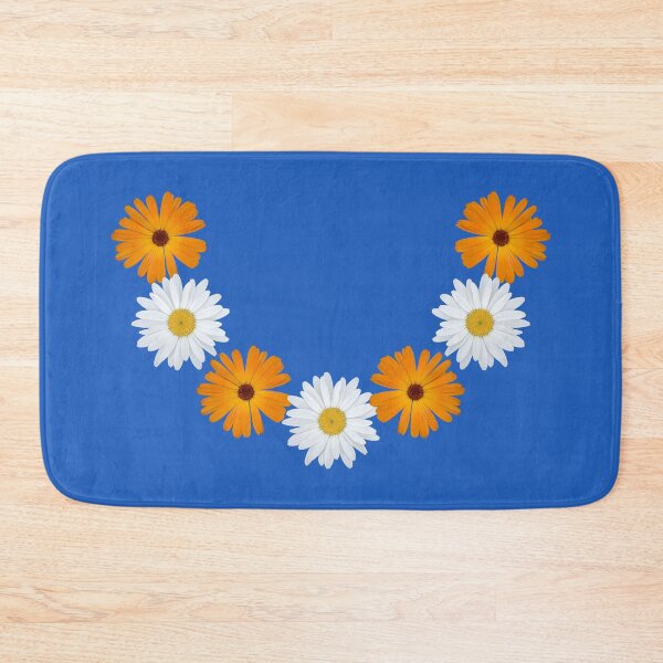 Item preview, Daisies and Calendula Marigold Flowers Necklace Shapes Mania designed and sold by Shapes-Mania.