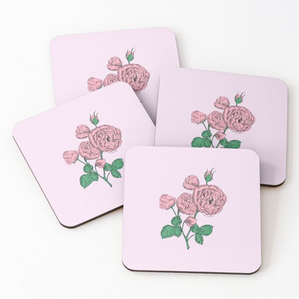 Item preview, Light Pink Pompon Rose Bloom Full 26-40 Petals In 3+ Rows designed and sold by zenithcreative.
