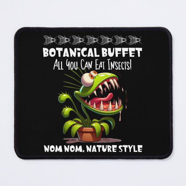 Item preview, Botanical Buffet All You Can Eat Insects Funny Venus Flytrap Cartoon designed and sold by André Botes.