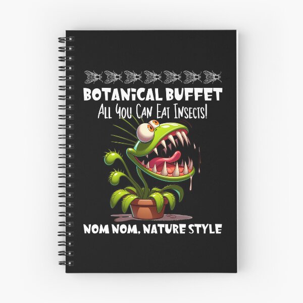 Item preview, Botanical Buffet All You Can Eat Insects Funny Venus Flytrap Cartoon designed and sold by André Botes.