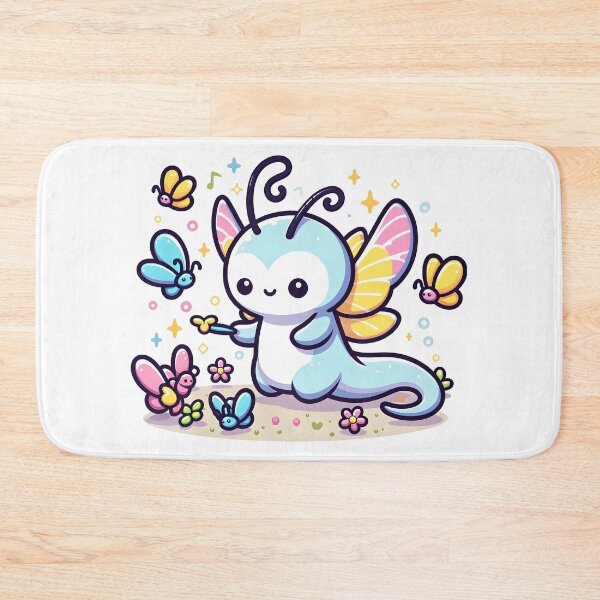 Item preview, Kawaii Gentle Banshee With A Group Of Colorful Butterflies designed and sold by CanvasCutie.