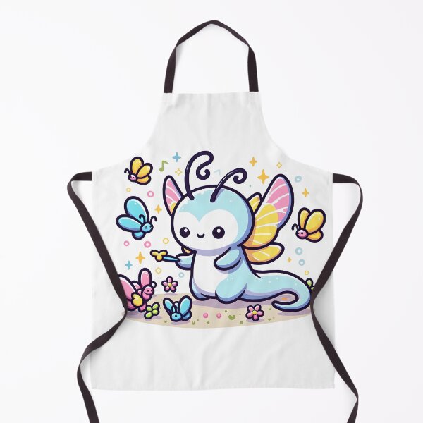 Item preview, Kawaii Gentle Banshee With A Group Of Colorful Butterflies designed and sold by CanvasCutie.
