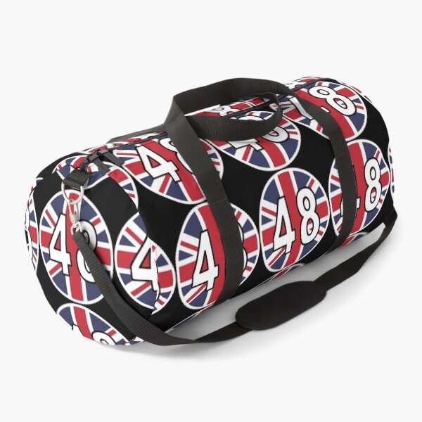 Item preview, UK Flag with number 48 designed and sold by Angry Swan Designs.