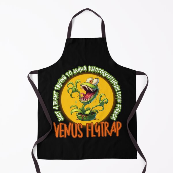 Item preview, Just a Plant Trying to Make Photosynthesis Look Fierce Funny Venus Flytrap Cartoon designed and sold by André Botes.