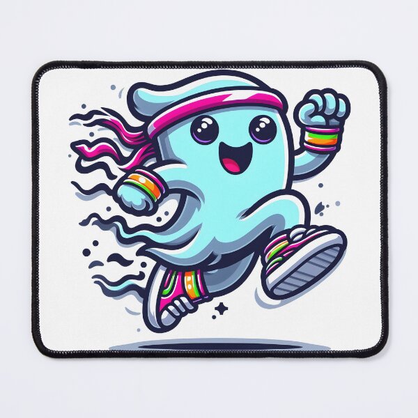 Item preview, Kawaii Energetic Wraith With Colorful Wristbands designed and sold by CanvasCutie.