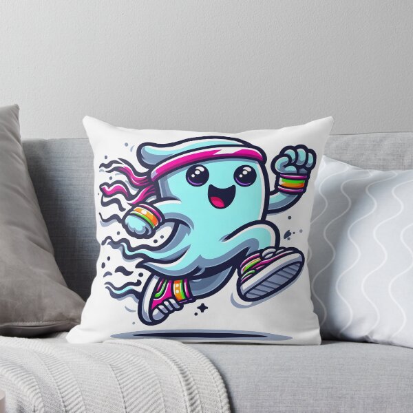 Item preview, Kawaii Energetic Wraith With Colorful Wristbands designed and sold by CanvasCutie.
