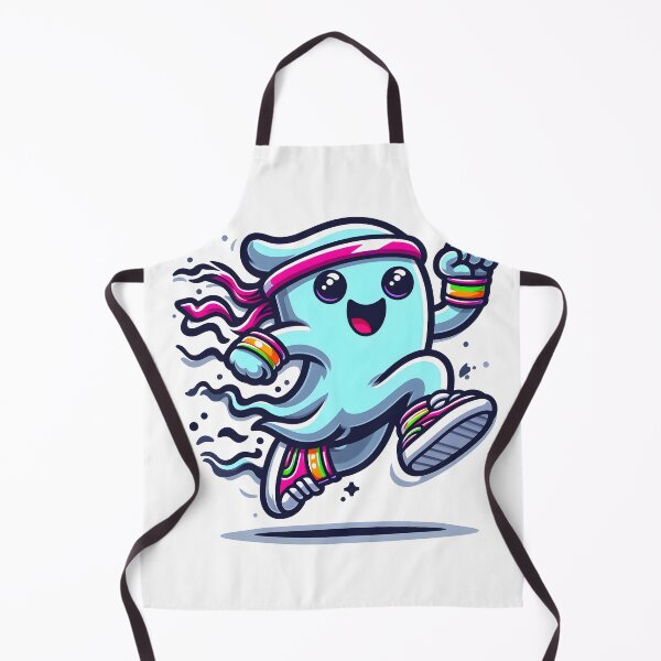 Item preview, Kawaii Energetic Wraith With Colorful Wristbands designed and sold by CanvasCutie.