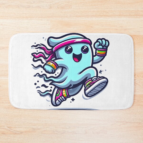 Item preview, Kawaii Energetic Wraith With Colorful Wristbands designed and sold by CanvasCutie.
