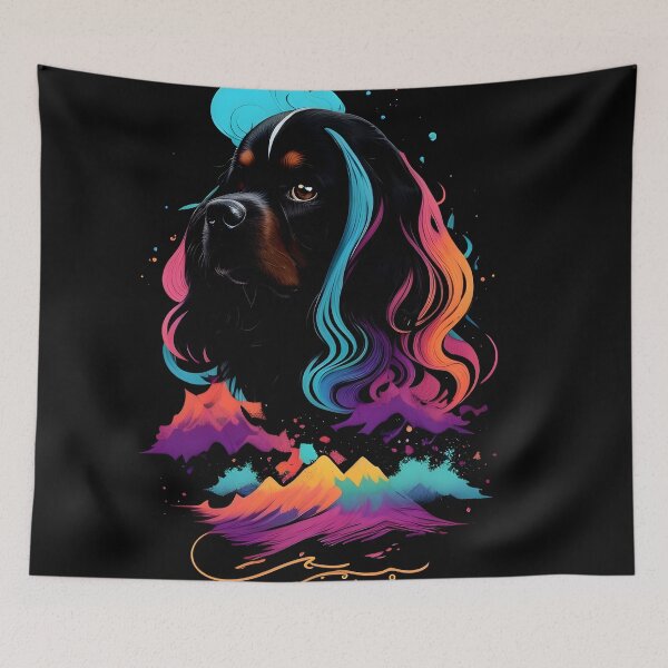 Item preview, Dog  vectorart tshirt design printready graffitistyle designed and sold by rodoxyes.