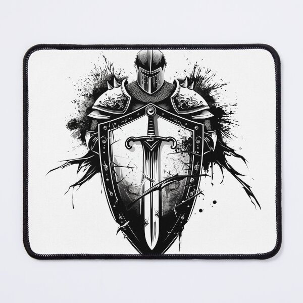 Item preview, Knightly Shield and Sword designed and sold by palmyst.