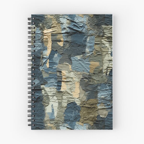 Item preview, Blue Ripped Cargo Camo Pattern Summer Beach designed and sold by Eurokollektiv.