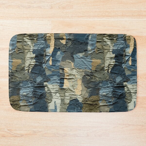 Item preview, Blue Ripped Cargo Camo Pattern Summer Beach designed and sold by Geek Updated.