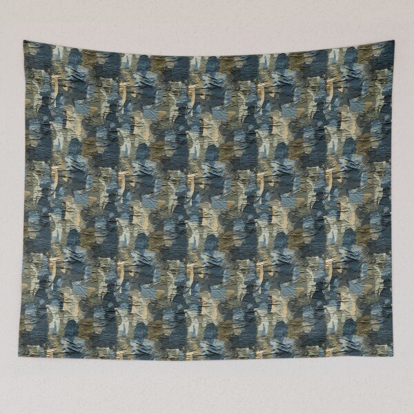 Item preview, Blue Ripped Cargo Camo Pattern Summer Beach designed and sold by Geek Updated.