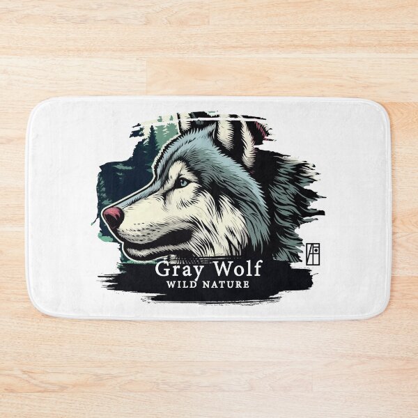 Artikelvorschau, Grauer Wolf - WILDE NATUR - WOLF -2 entworfen und verkauft von ArtProjectShop.